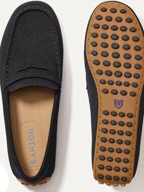Rothy's Women's The Driver Shoes in Black, Size: 6.5